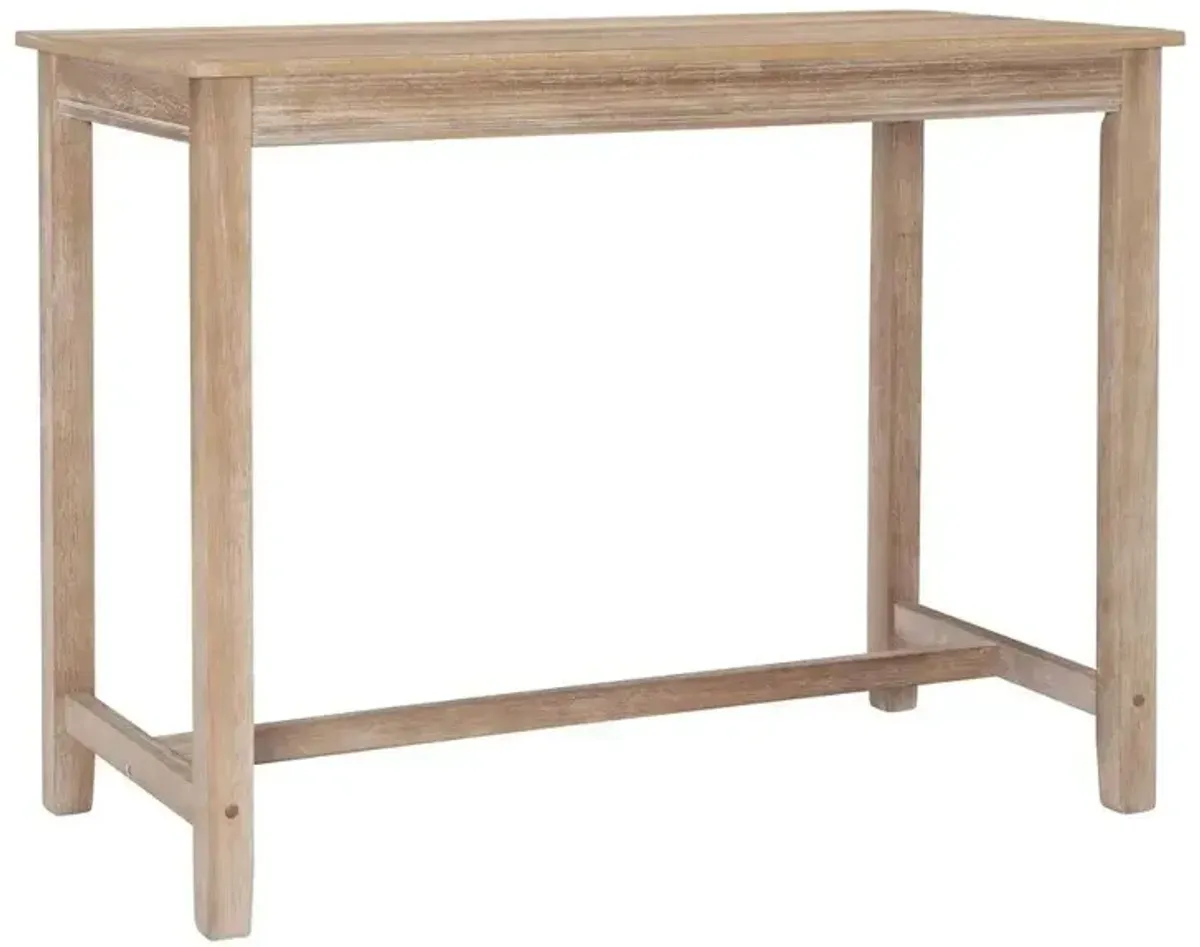 Claridge Counter Height Pub Table in Natural Acacia by Linon Home Decor