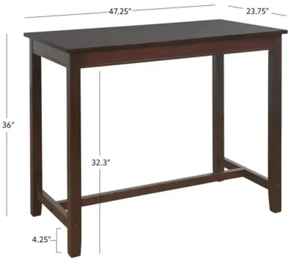 Claridge Counter Height Pub Table