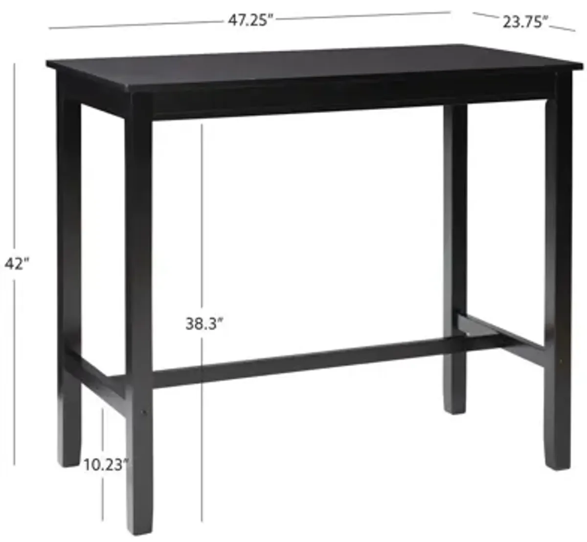 Claridge Bar Height Pub Table