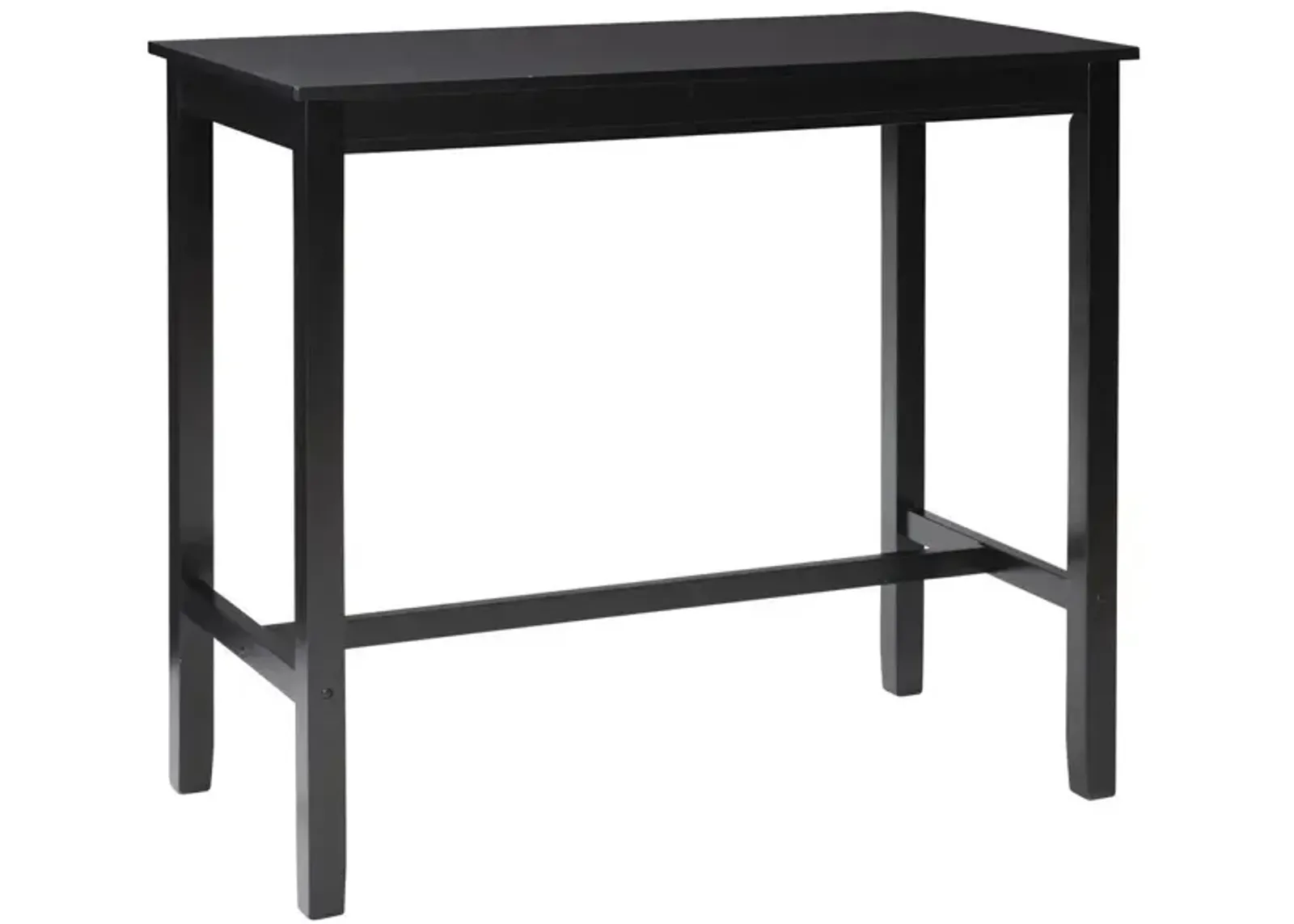 Claridge Bar Height Pub Table in Black by Linon Home Decor