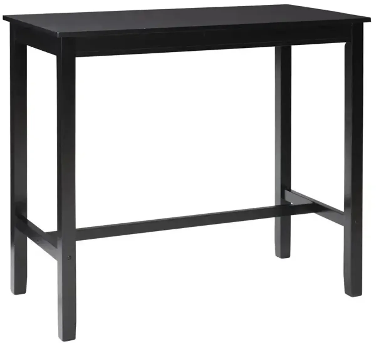 Claridge Bar Height Pub Table in Black by Linon Home Decor