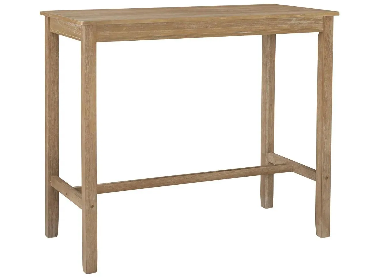 Claridge Bar Height Pub Table in Natural Acacia by Linon Home Decor