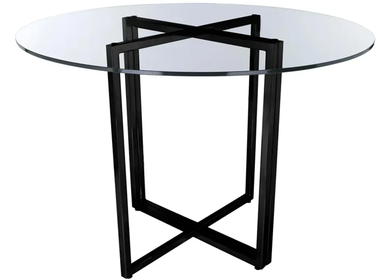 Legend Round Dining Table in Black by EuroStyle