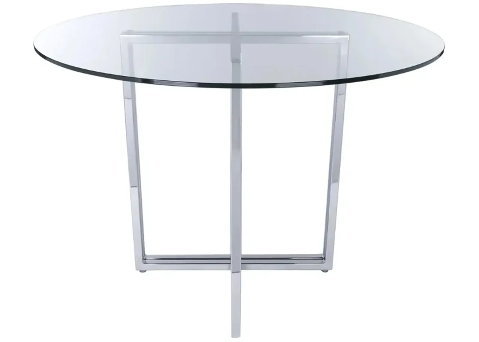 Legend 42" Round Dining Table in Clear by EuroStyle