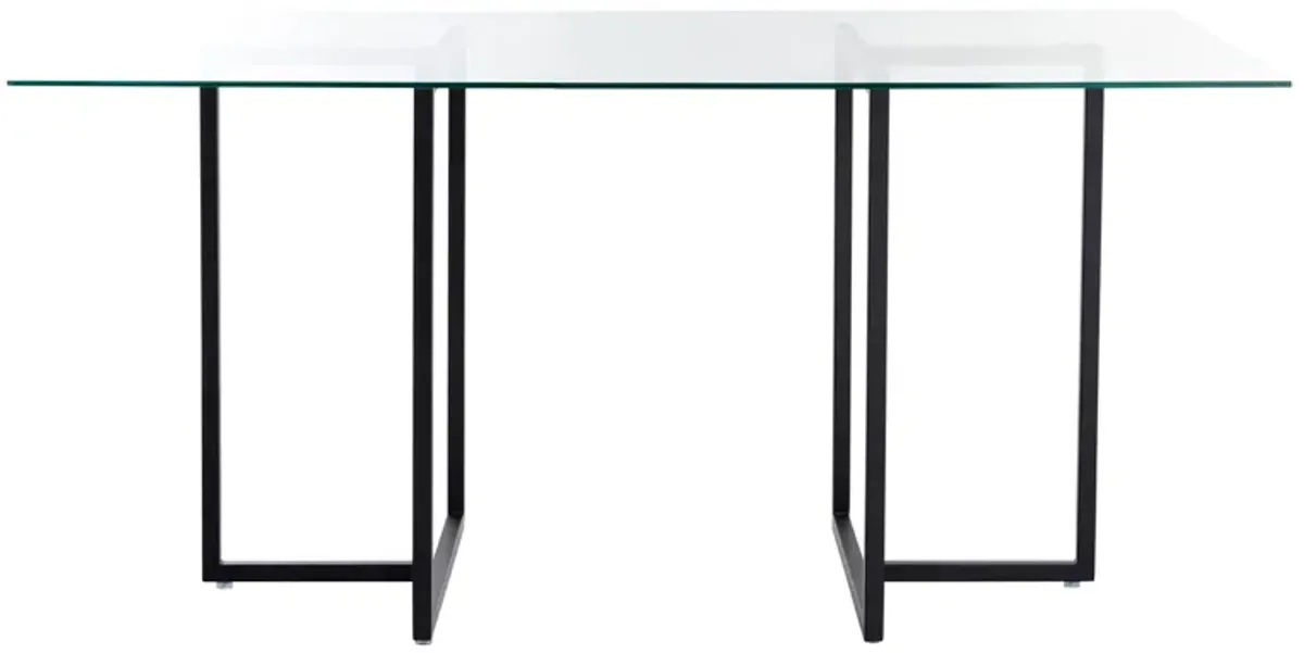 Legend 29x48" Rectangular Table in Black by EuroStyle