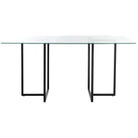 Legend 29x48" Rectangular Table in Black by EuroStyle
