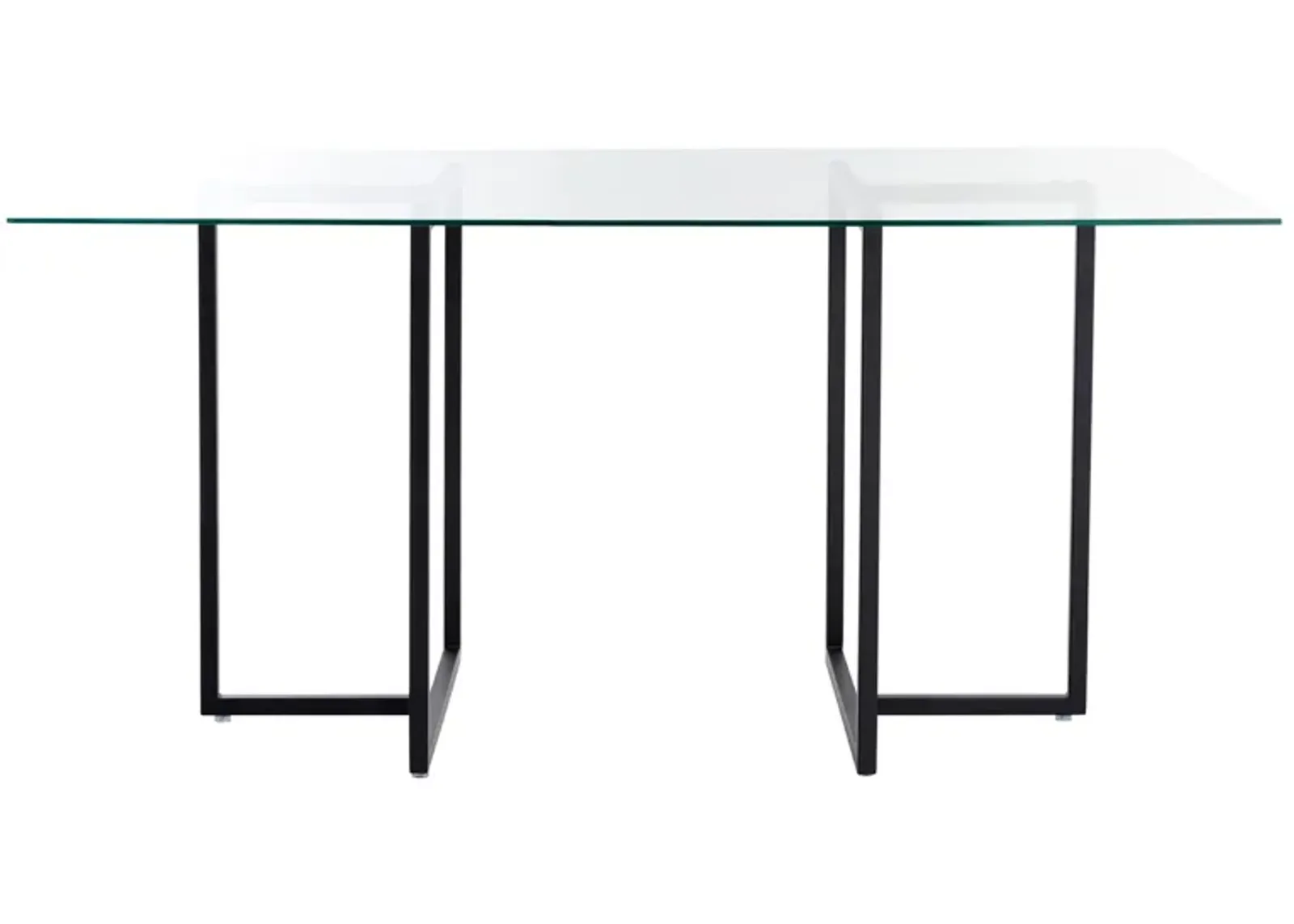 Legend 29x48" Rectangular Table in Black by EuroStyle