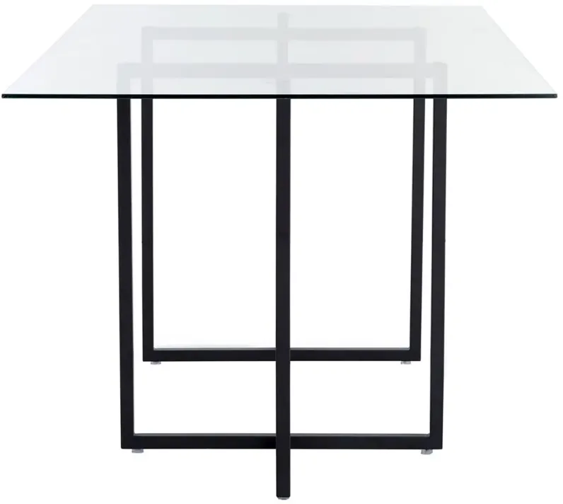 Legend 36x66" Rectangular Dining Table in Black by EuroStyle