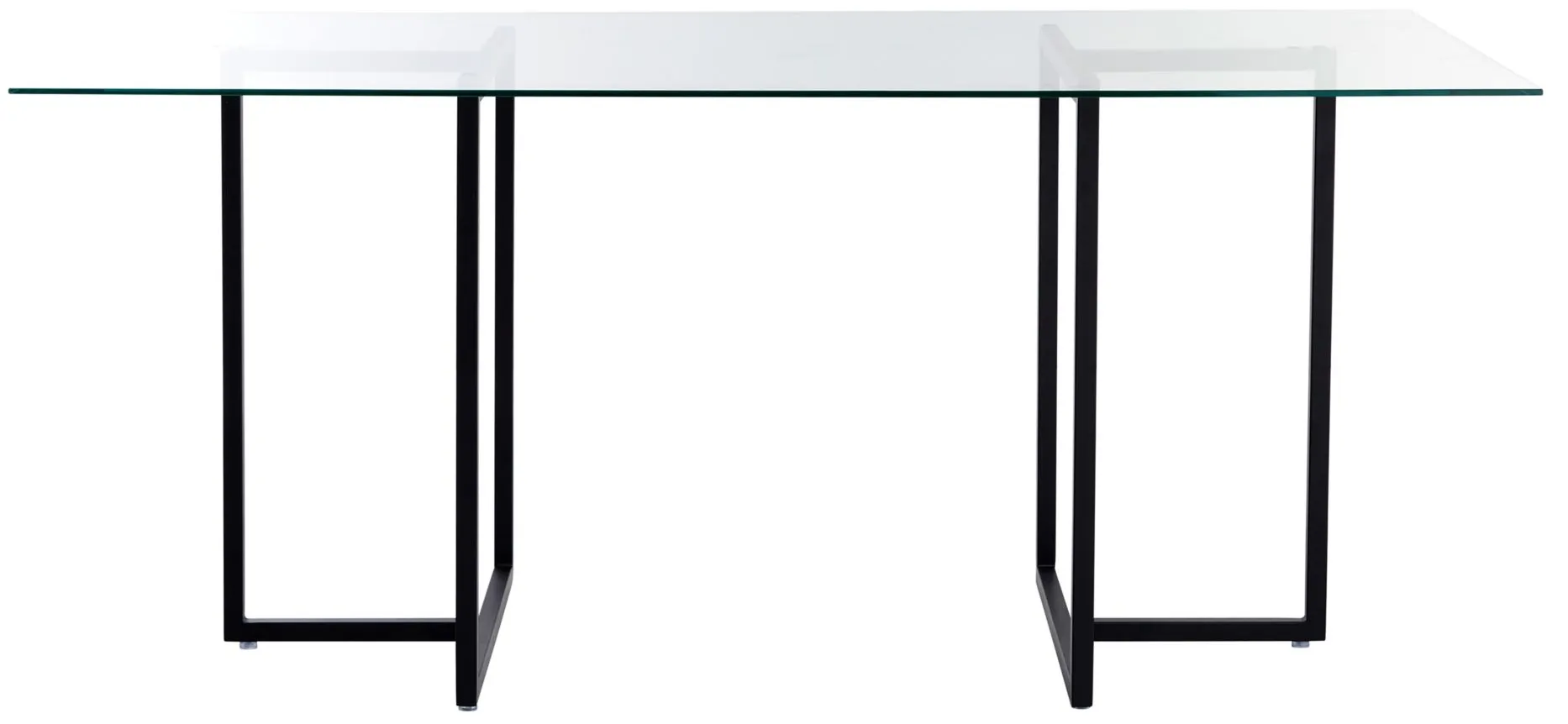 Legend 36x66" Rectangular Dining Table in Black by EuroStyle