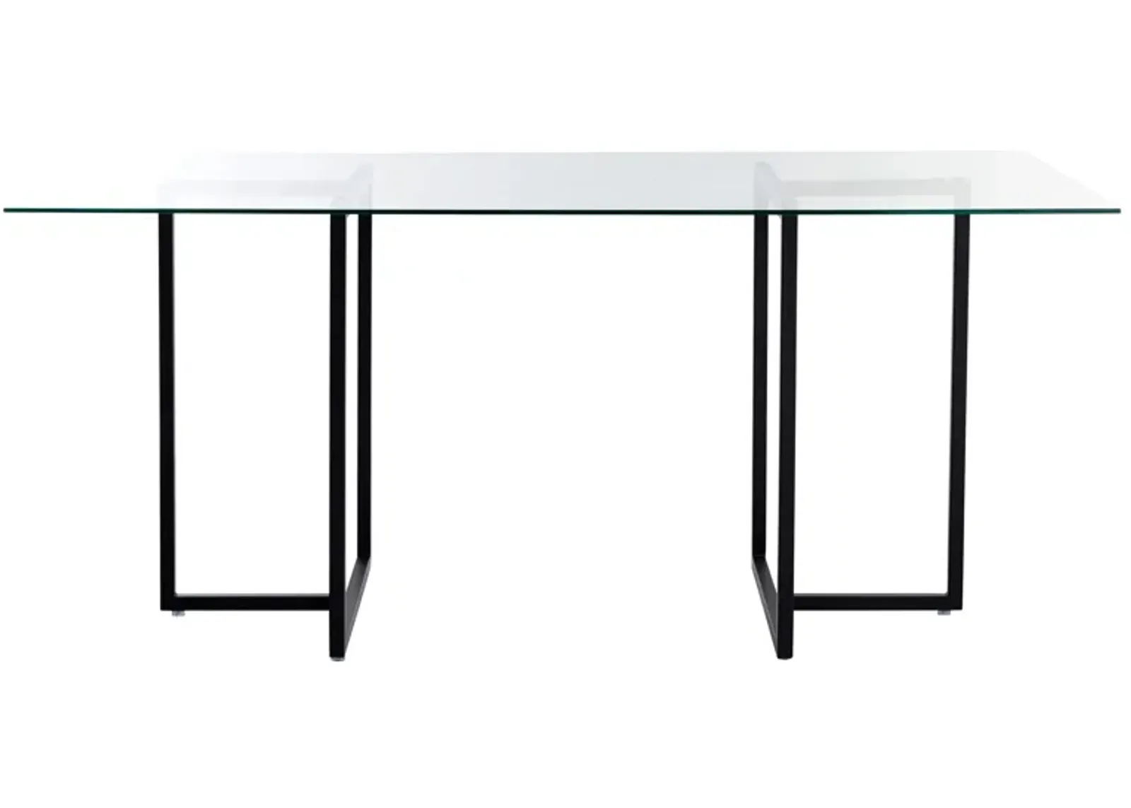 Legend 36x66" Rectangular Dining Table in Black by EuroStyle