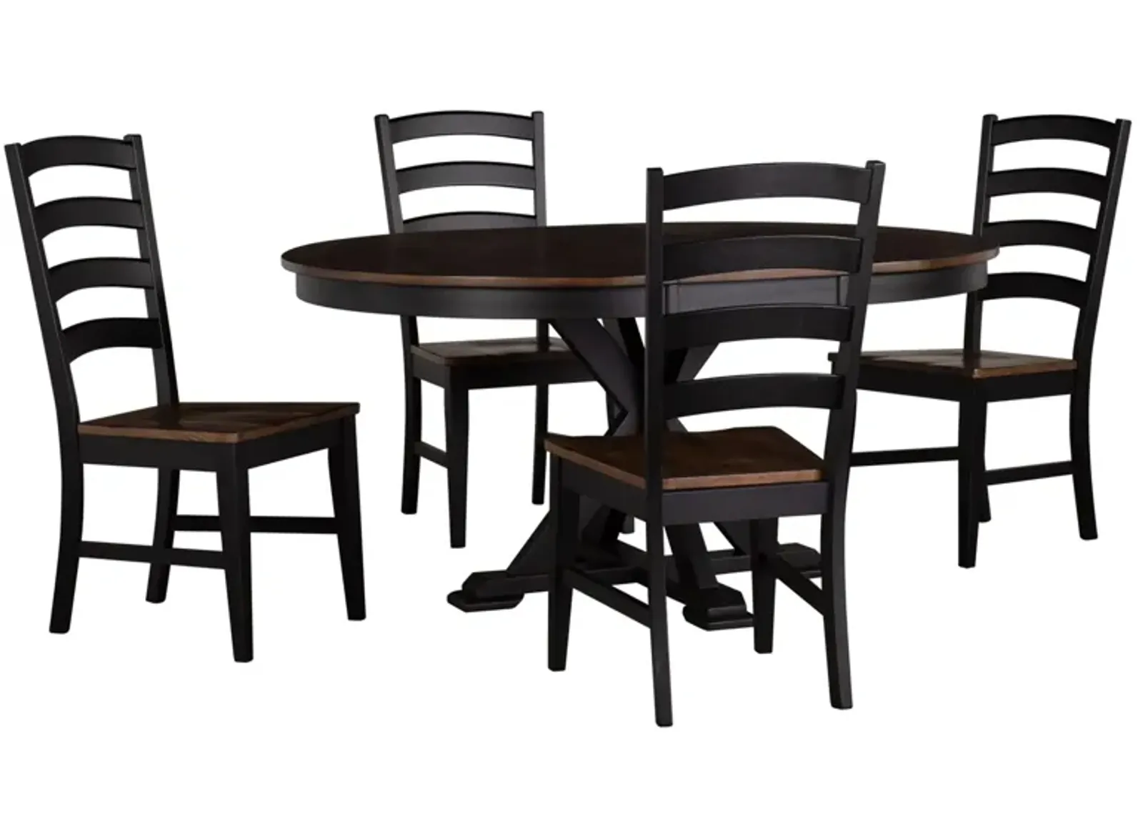 Stone Creek 5-pc. Dining Set in Chickory/Black by A-America