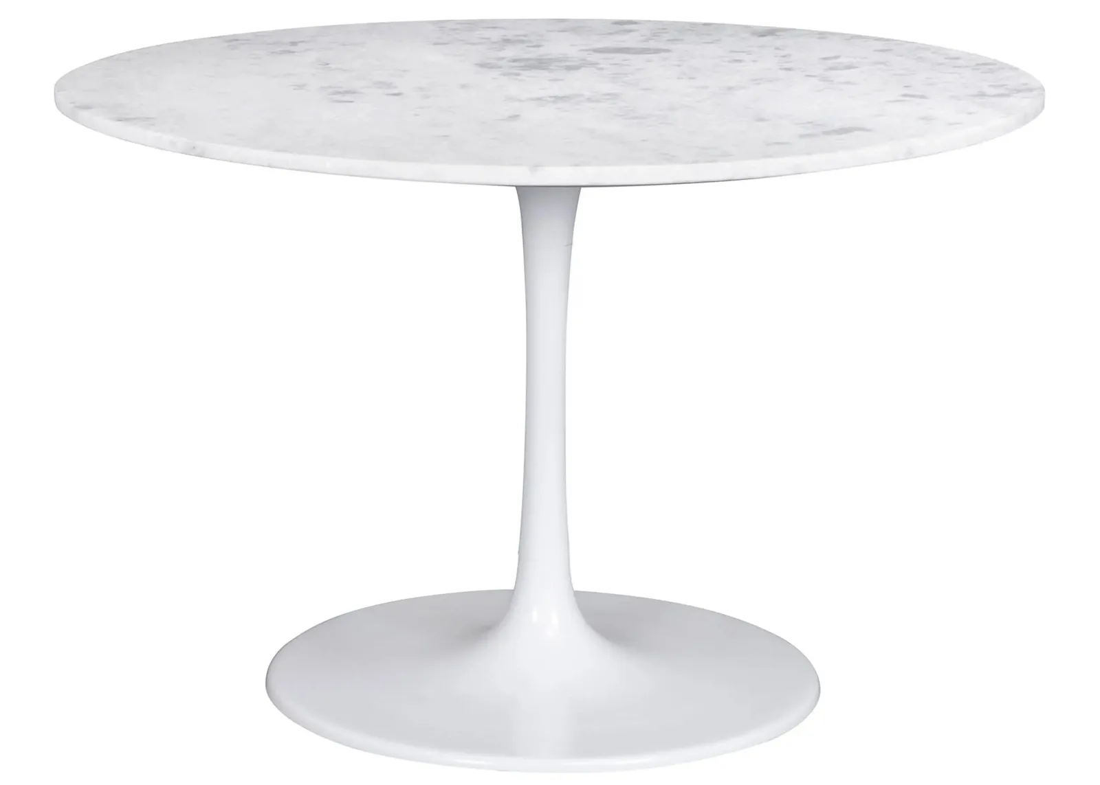 Phoenix Dining Table in White by Zuo Modern