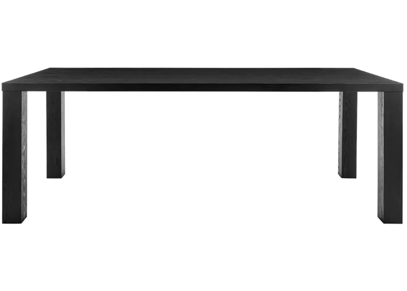 Abby 84" Rectangle Table in Black by EuroStyle