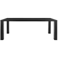 Abby 84" Rectangle Table in Black by EuroStyle