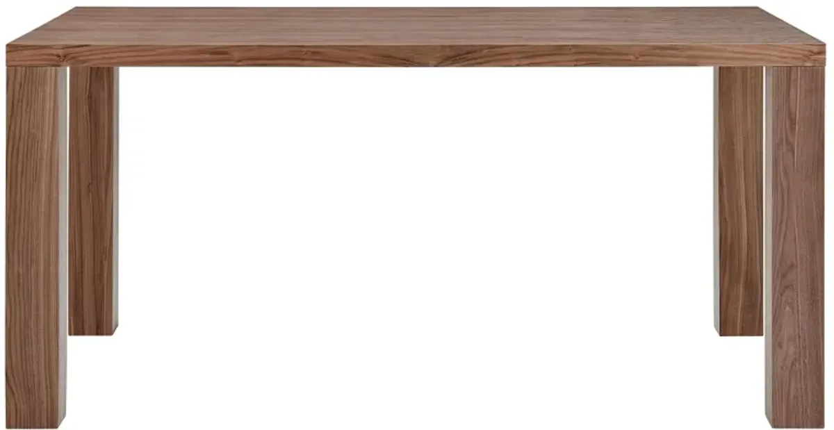 Abby 63" Rectangle Table in Walnut by EuroStyle