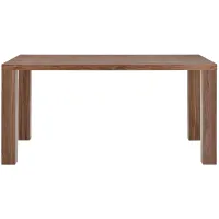 Abby 63" Rectangle Table in Walnut by EuroStyle