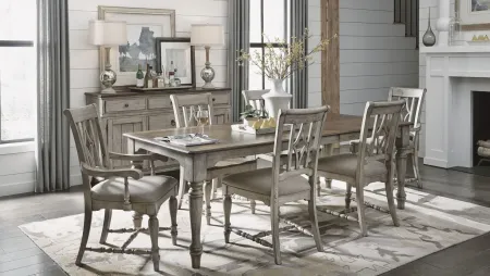 Plymouth Dining Table in Gray by Flexsteel