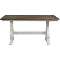 Drake Counter Bench in Rustic White by Intercon