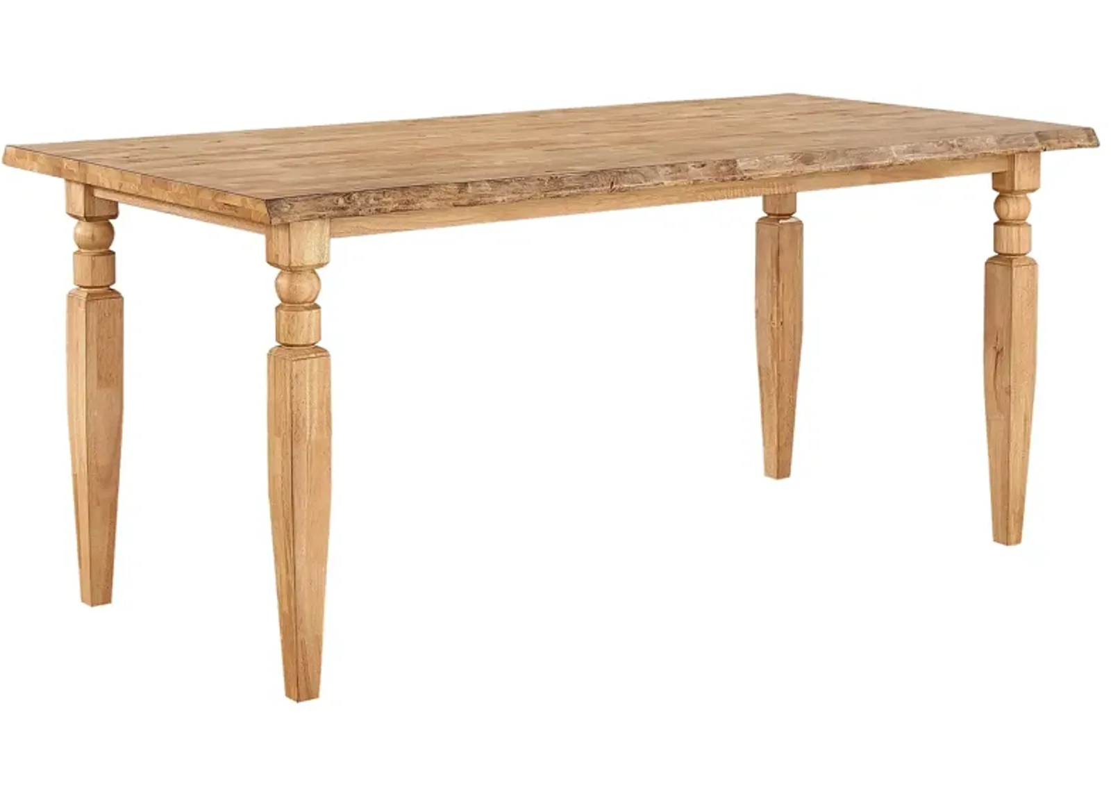 Logans Edge Counter Height Dining Table in Natural Wood by ECI