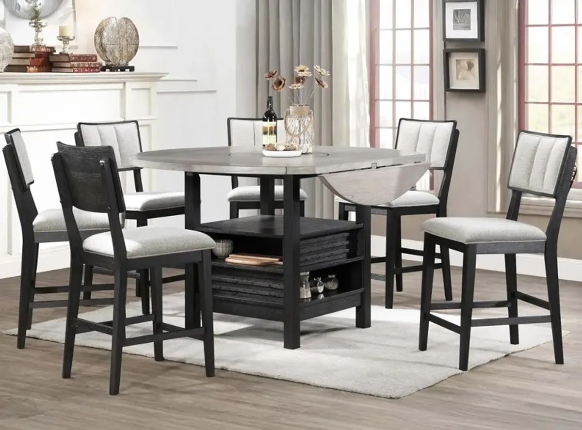 Cline 7-pc. Counter-Height Dining Set