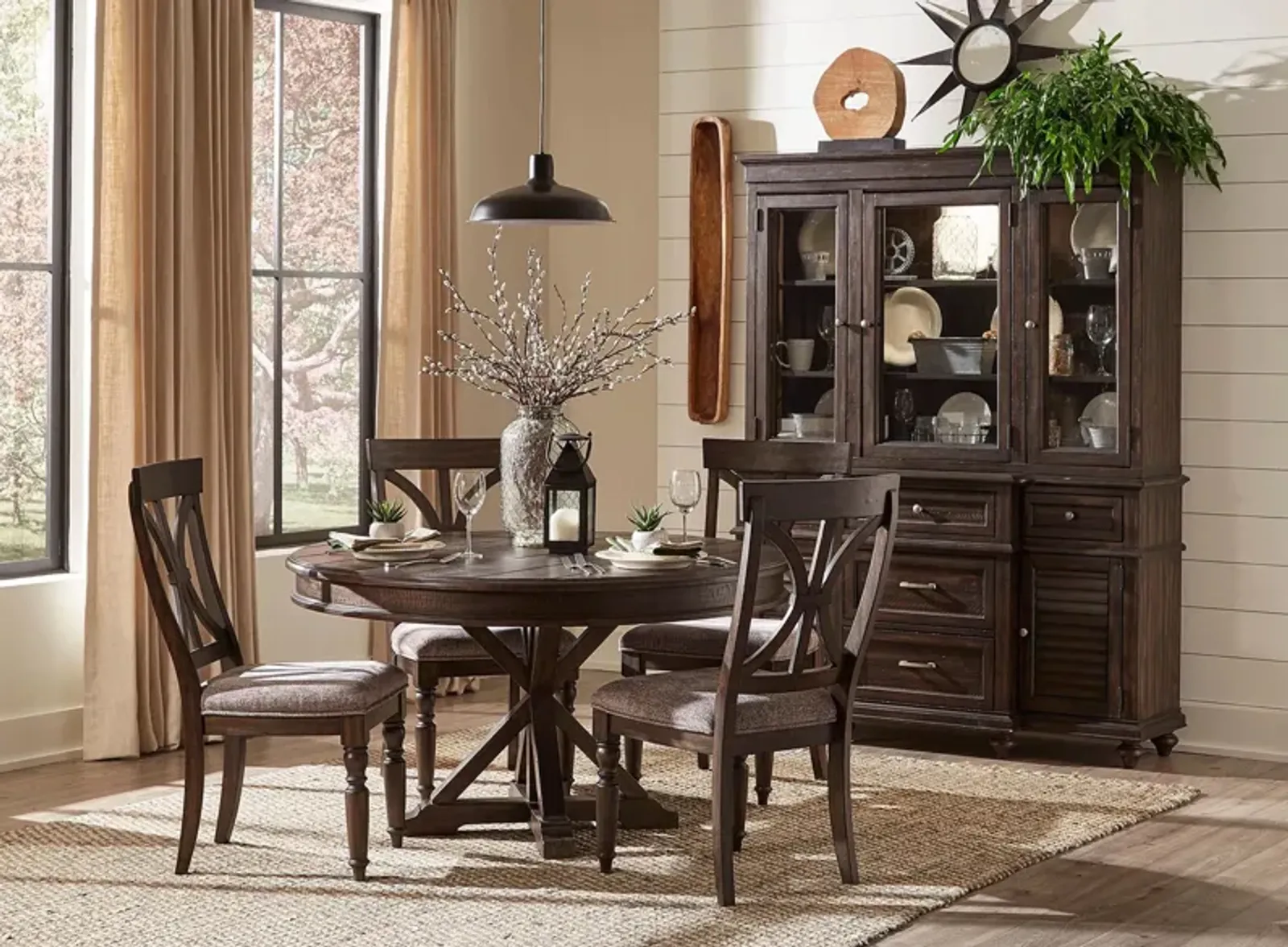 Larkin 5-pc Round Dining Set