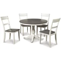 Nelling 5-pc. Dining Set in Two-tone by Ashley Furniture