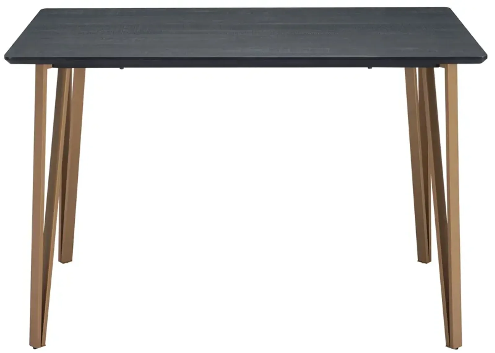 Deus Counter Table in Black, Gold by Zuo Modern