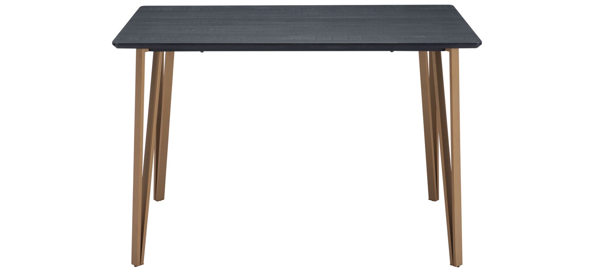 Deus Counter Table in Black, Gold by Zuo Modern