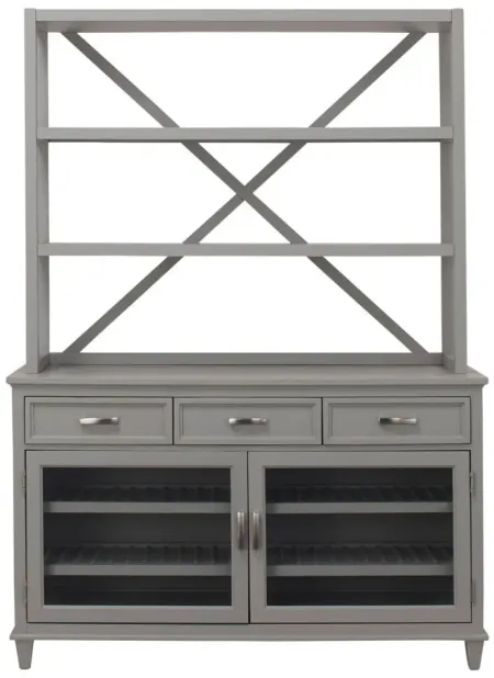 Crew 2-pc. China Cabinet in Gray Skies by Riverside Furniture
