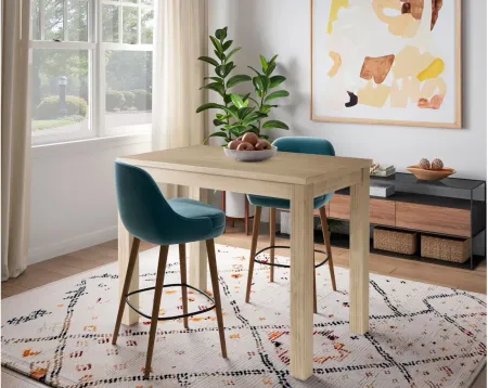 Tiburon High Dining Table in Drifted Sand by New Pacific Direct