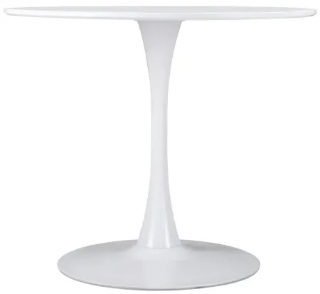 Opus Dining Table in White by Zuo Modern