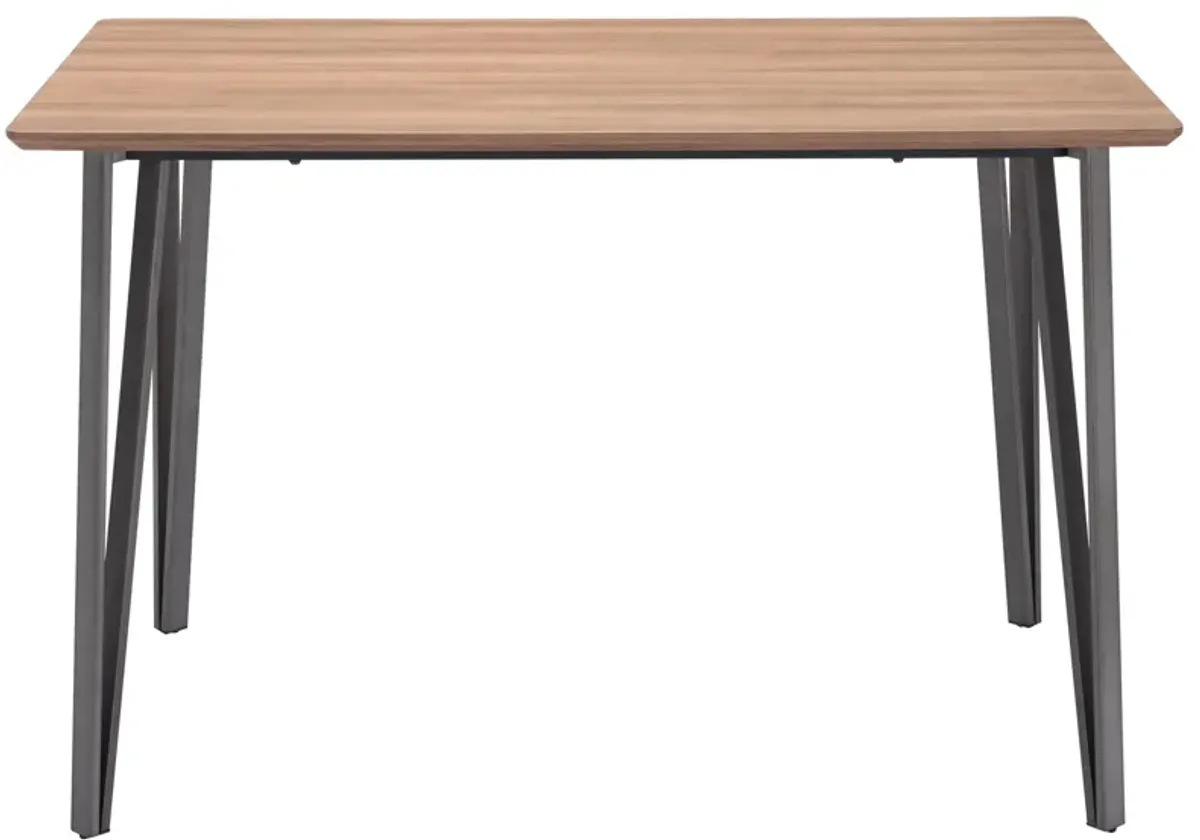 Doubs Counter Table in Brown, Gray by Zuo Modern