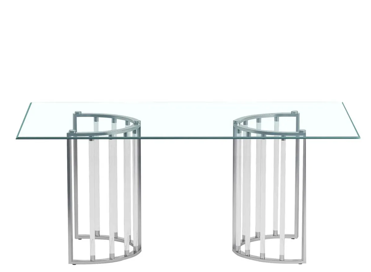 Trisha Glass Dining Table
