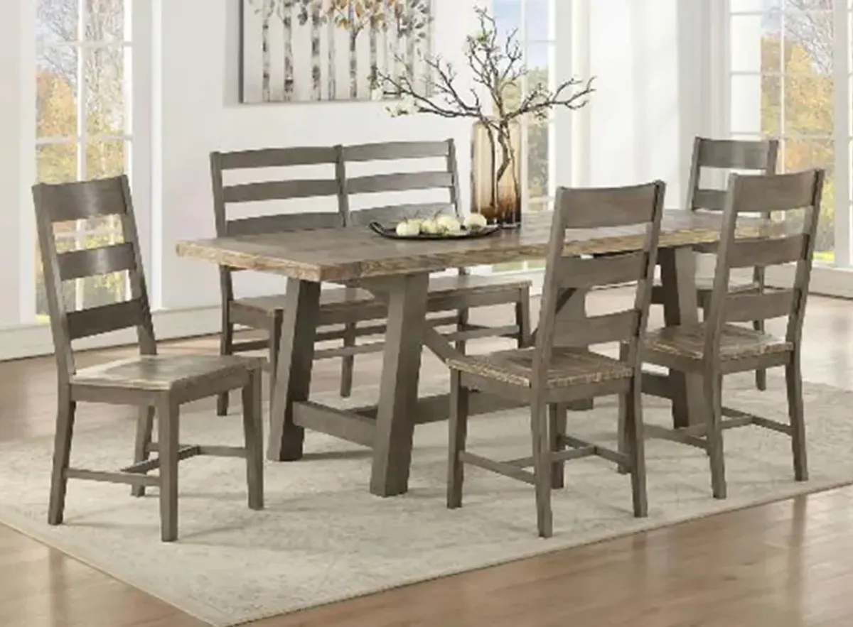 Pine Crest 6-pc. Dining Set with Bench