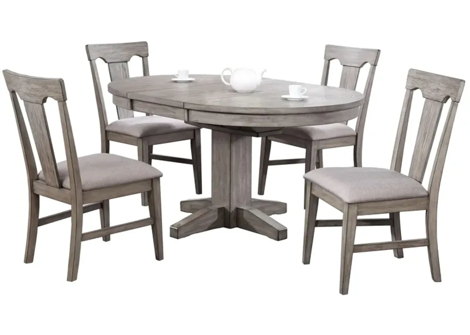 Graystone 7-pc. Dining Set in Burnished Gray by ECI