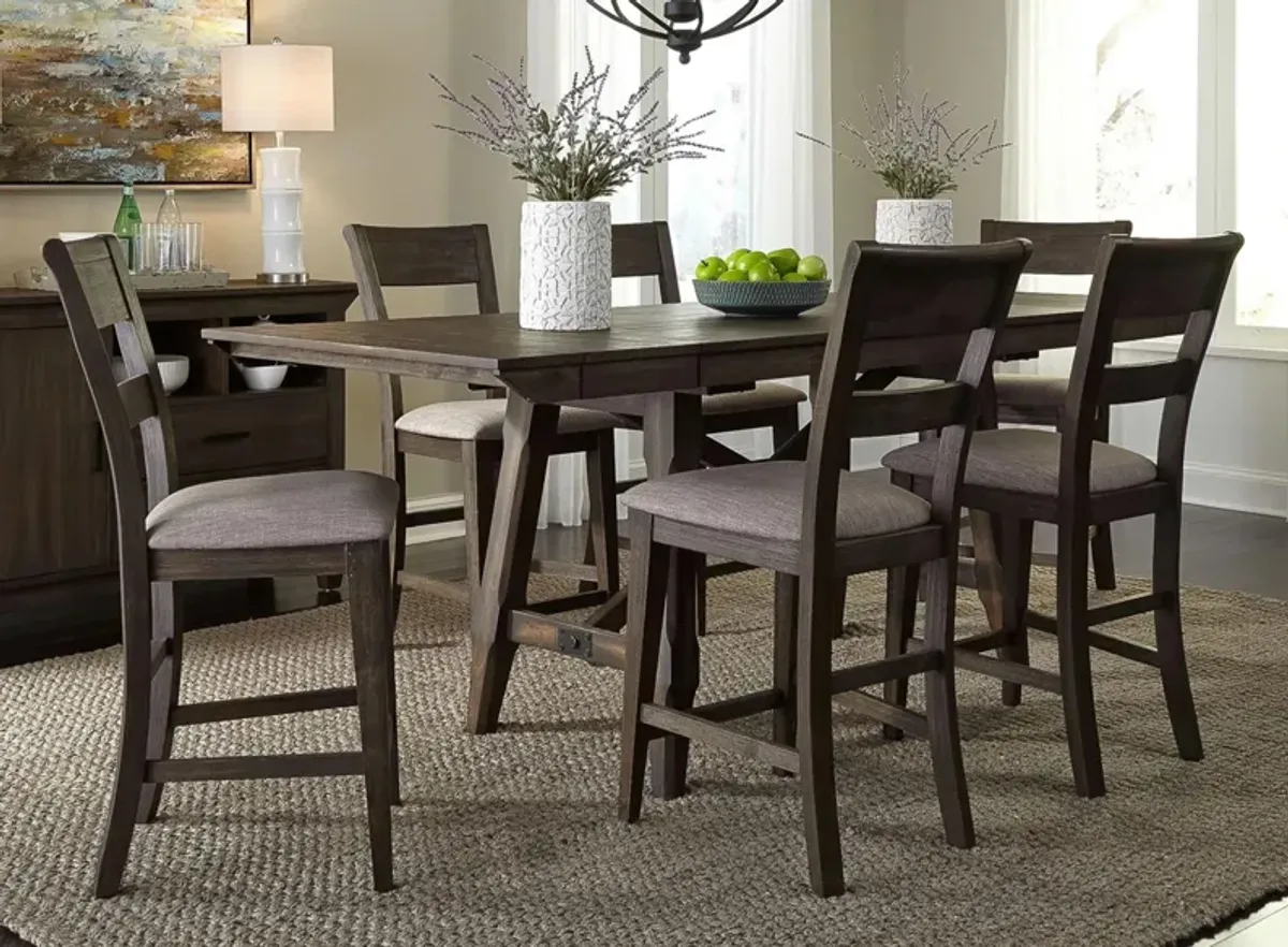 Double Bridge 7-pc. Counter Height Dining Set