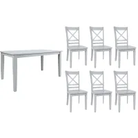 Simplicity 7-pc. Dining Set in Dove by Jofran