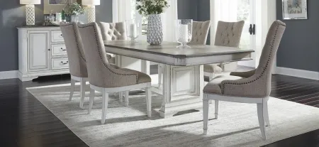 Birmingham 7-pc. Dining Set in White by Liberty Furniture