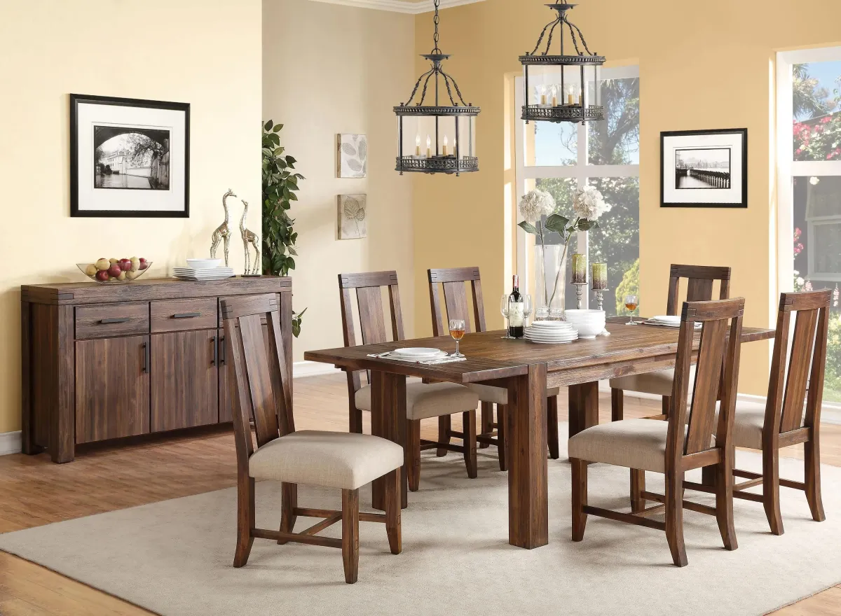 Middlefield 7-pc. Dining Set w/ Upholstered Chairs