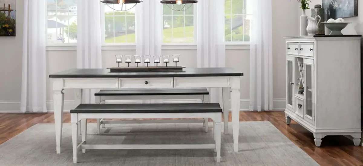 Shelby 3-pc. Dining Set w/Benches