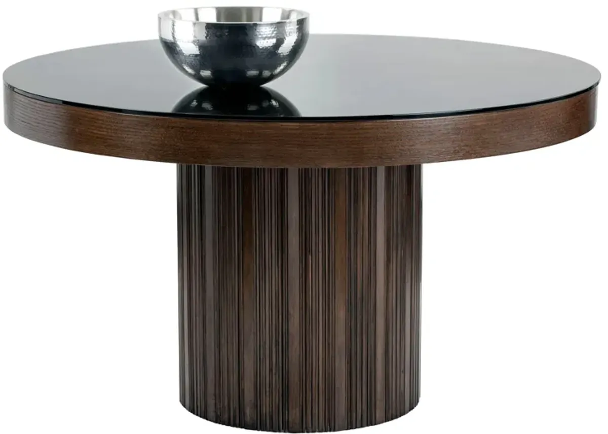 Jakarta Dining Table in Brown by Sunpan