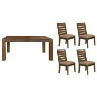Anacortes 5-pc. Dining Set in Salvage Mahogany by A-America
