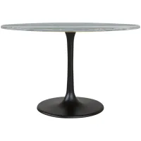 Central City Dining Table in Gray, Black by Zuo Modern