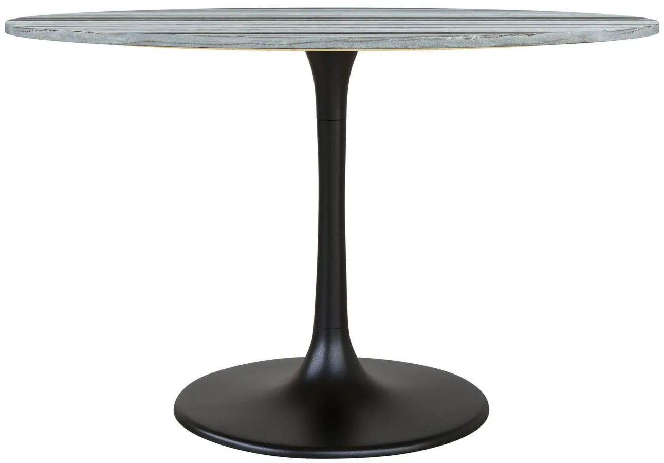 Central City Dining Table in Gray, Black by Zuo Modern