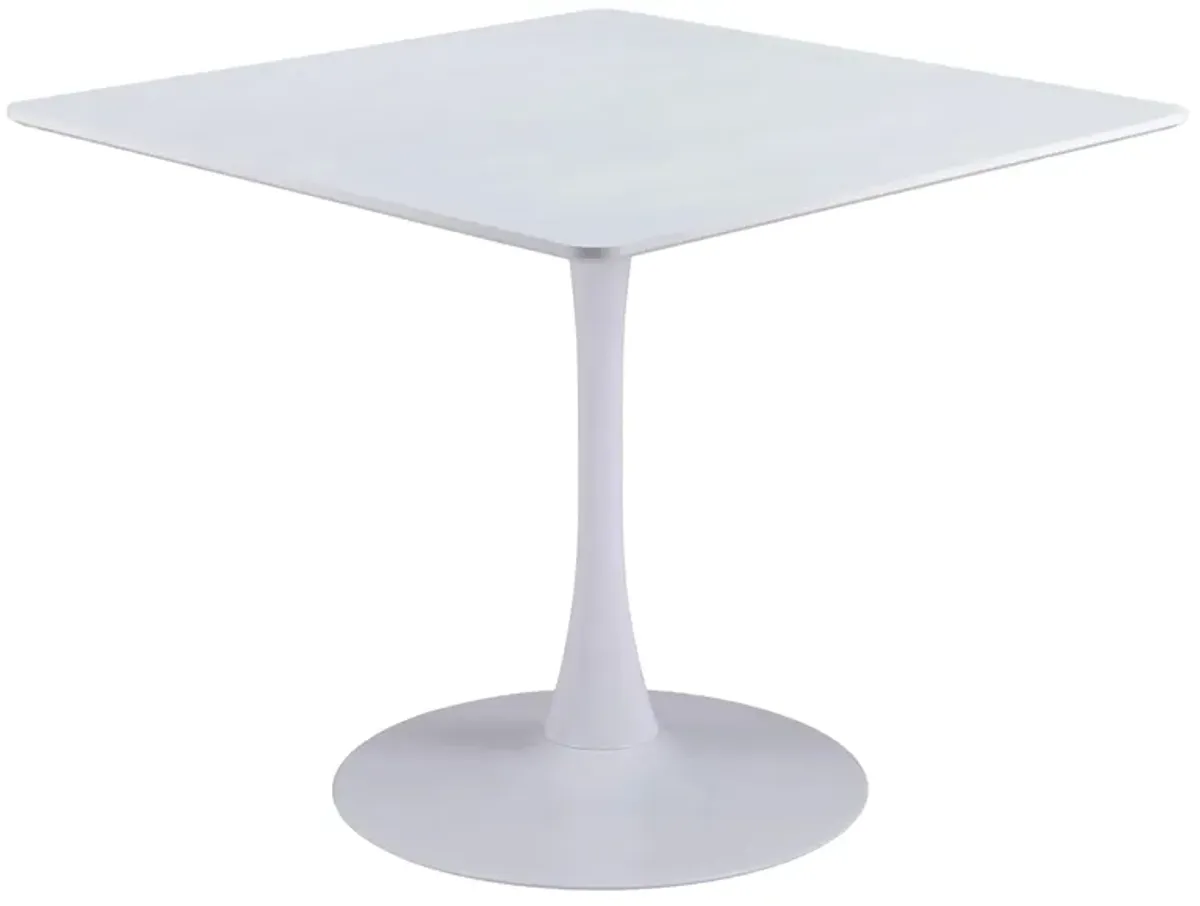 Molly Dining Table in White by Zuo Modern