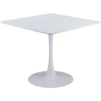 Molly Dining Table in White by Zuo Modern