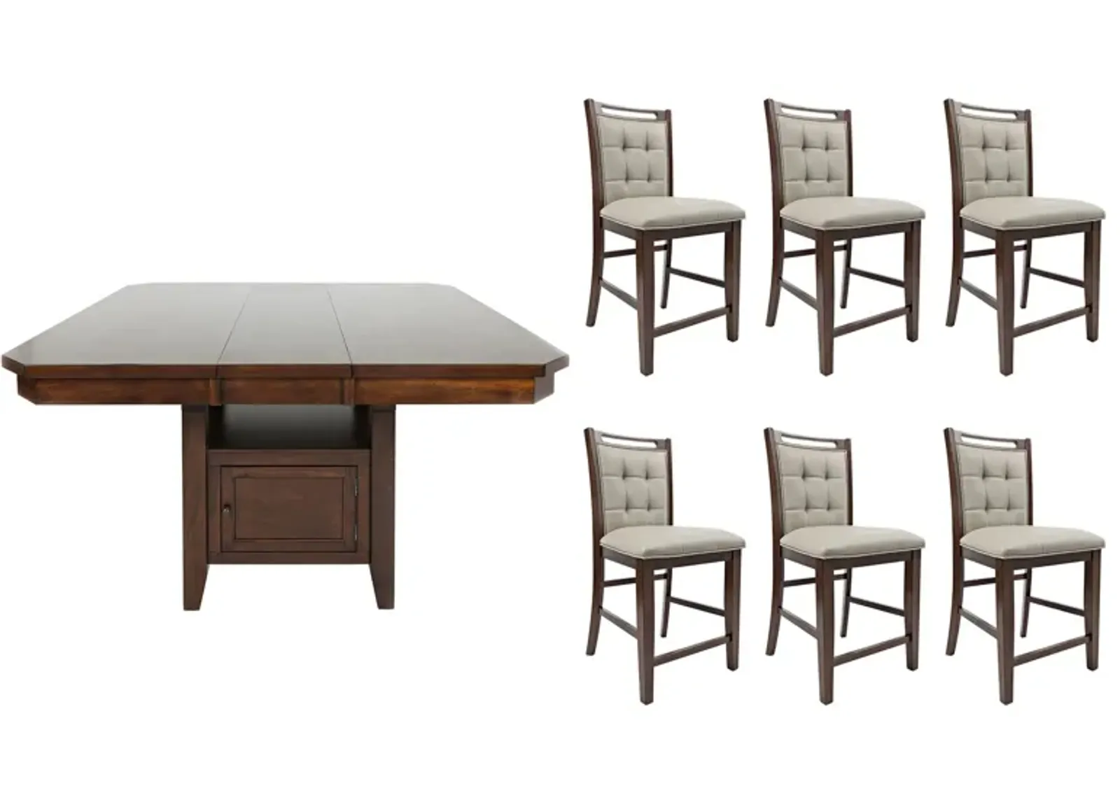 Manchester 7-pc. Counter-Height Dining Set