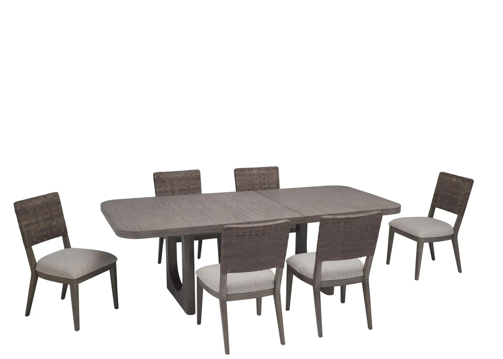 Castleton 7-pc. Dining Set in Smoked Oyster by Bellanest.