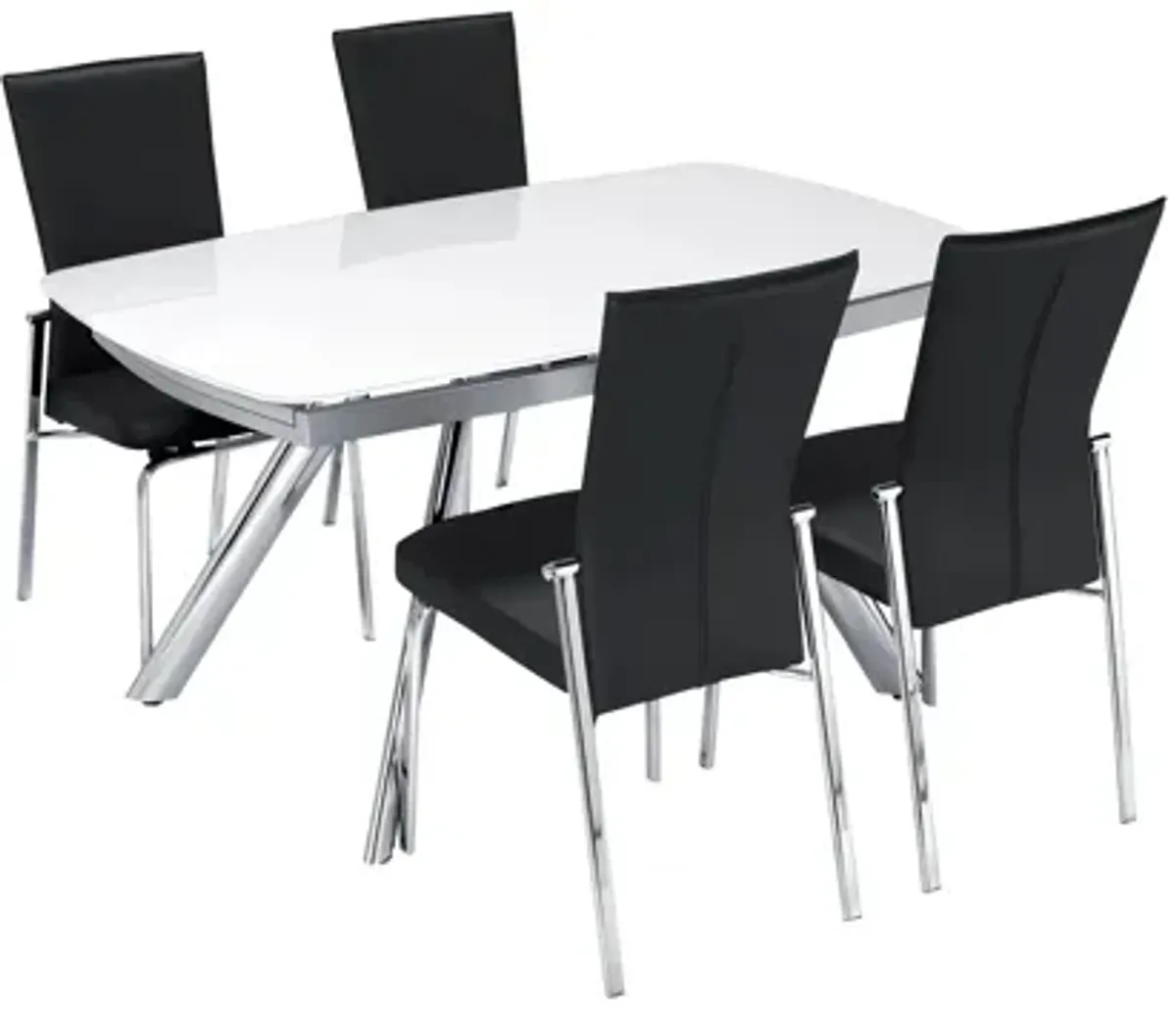 Paloma 5-pc. Glass Dining Set