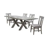 Graystone 7-pc. Dining Set in Burnished Gray by ECI